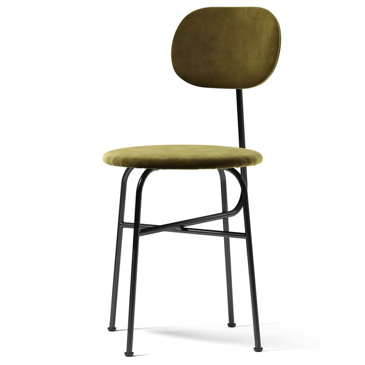 Afteroom matstol svarta ben sammetsklädsel, City Velvet CA 7832/031 Audo Copenhagen
