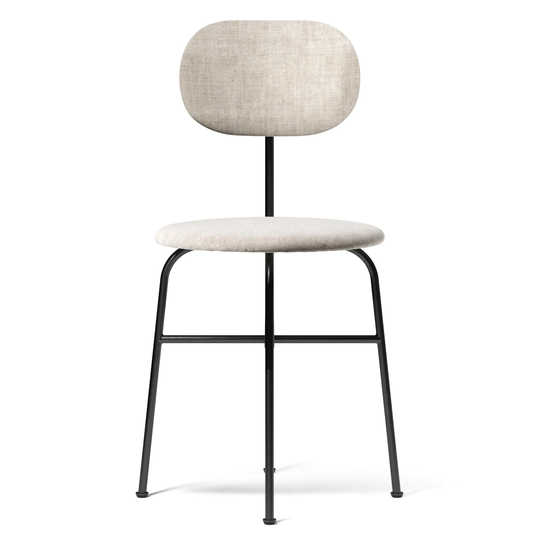 Afteroom matstol svarta ben tygklädsel, Maple 222 Audo Copenhagen