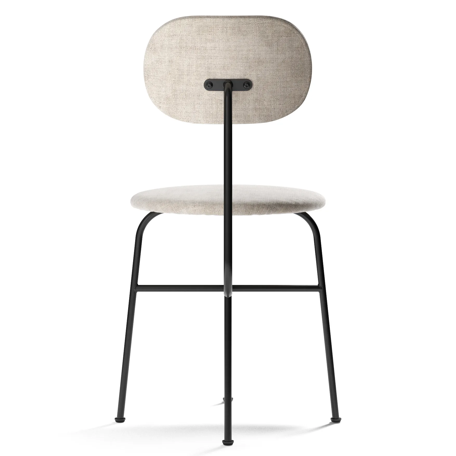 Afteroom matstol svarta ben tygklädsel, Maple 222 Audo Copenhagen