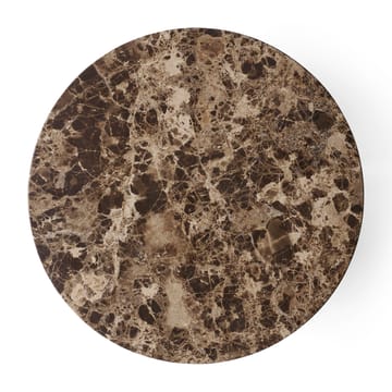 Androgyne bordsskiva till sidobord Ø42 cm - Brun emperador - Audo Copenhagen