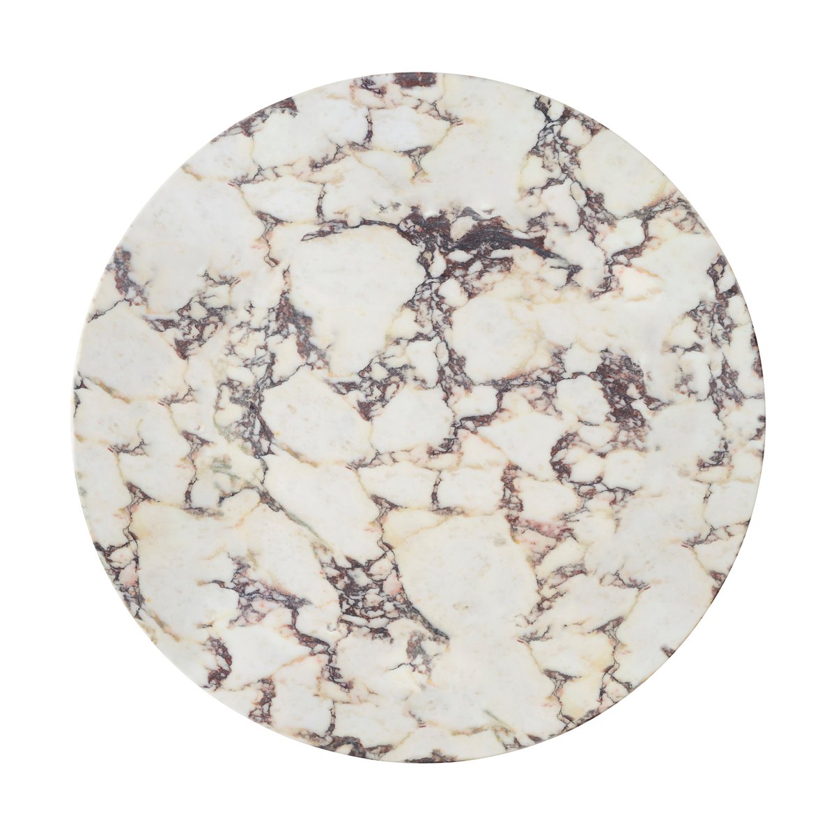 Audo Copenhagen Androgyne bordsskiva till sidobord 65 cm Calacatta Viola
