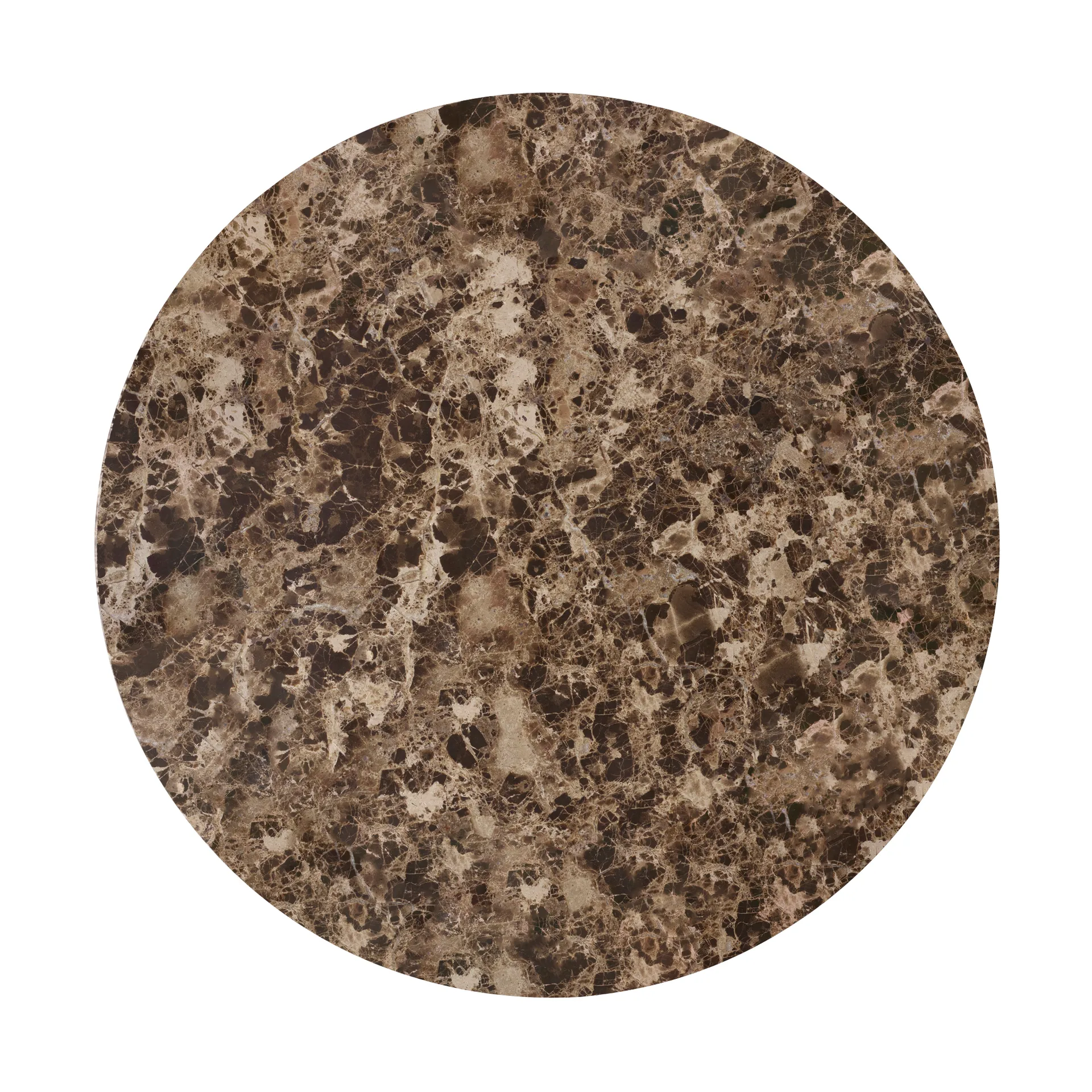 Androgyne bordsskiva till sidobord Ø65 cm, Emparador Audo Copenhagen