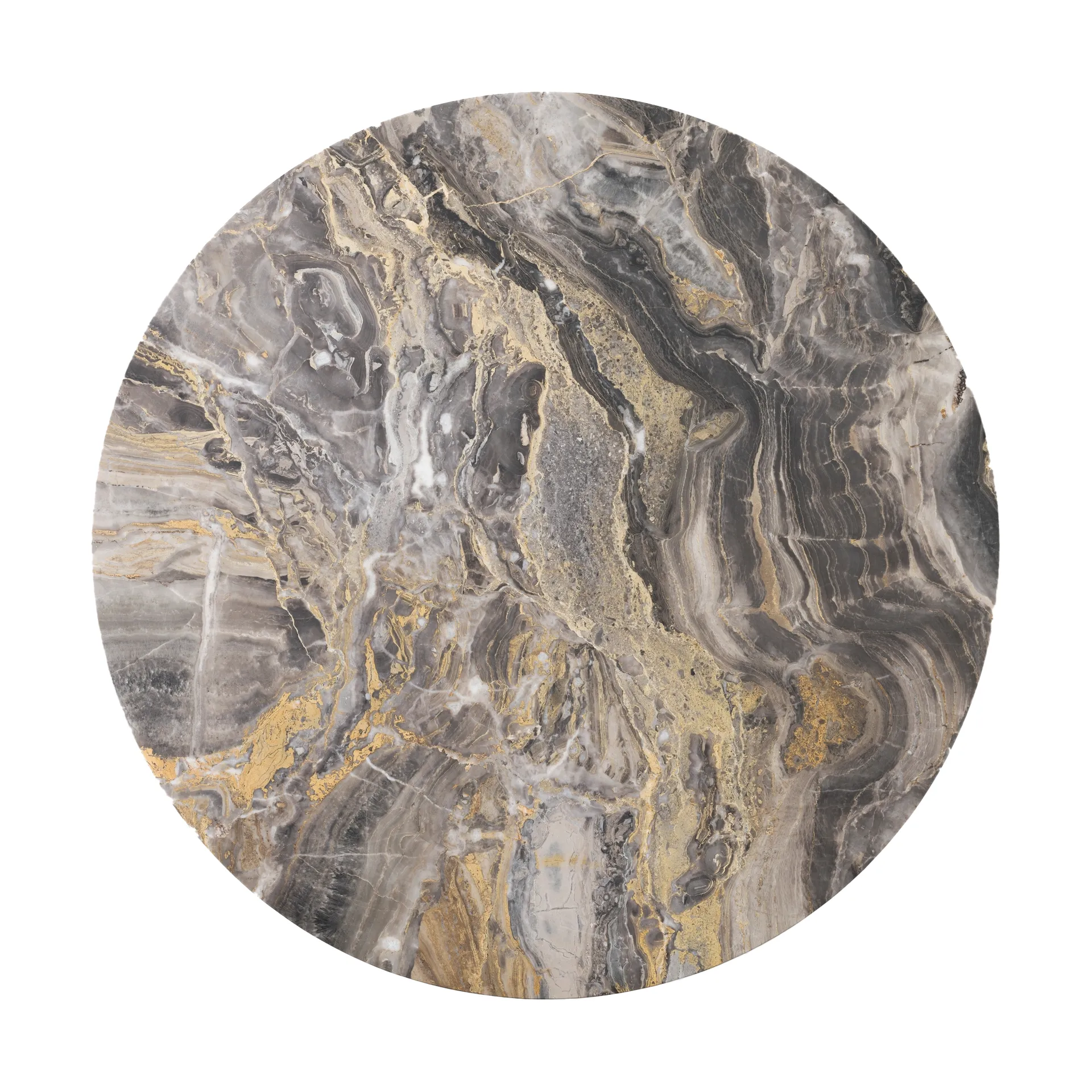 Androgyne bordsskiva till sidobord Ø65 cm, Grey galaxy Audo Copenhagen