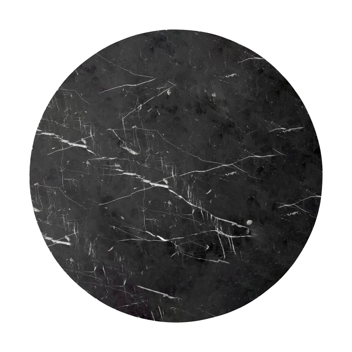Audo Copenhagen Androgyne bordsskiva till sidobord 65 cm Nero Marquina