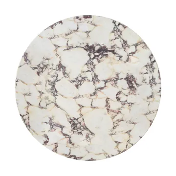 Androgyne bordsskiva till sidobord - Calacatta Viola, Ø65 cm - Audo Copenhagen