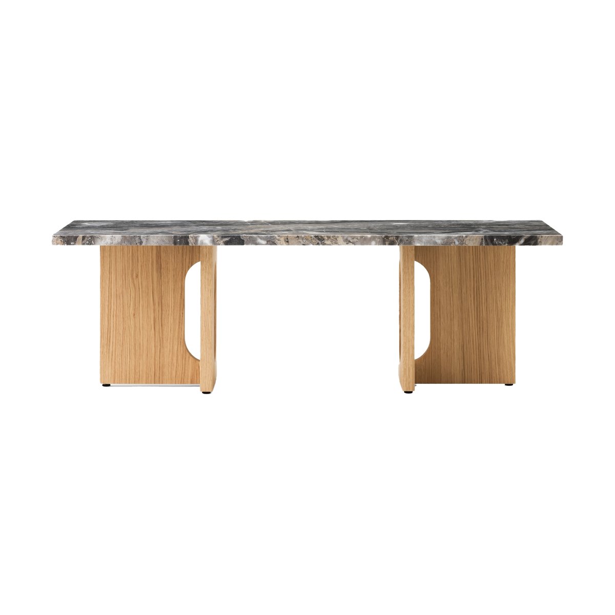 Audo Copenhagen Androgyne loungebord 45x120 cm Grey galaxy-obehandlad ek
