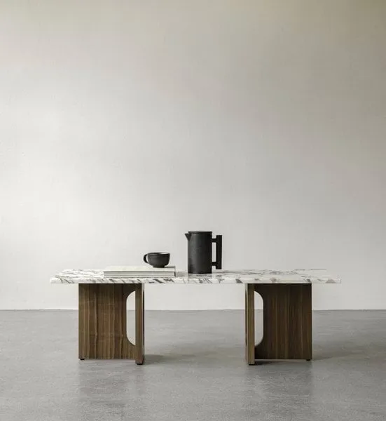 Androgyne loungebord, Oak dark st.-calacatta viola Audo Copenhagen