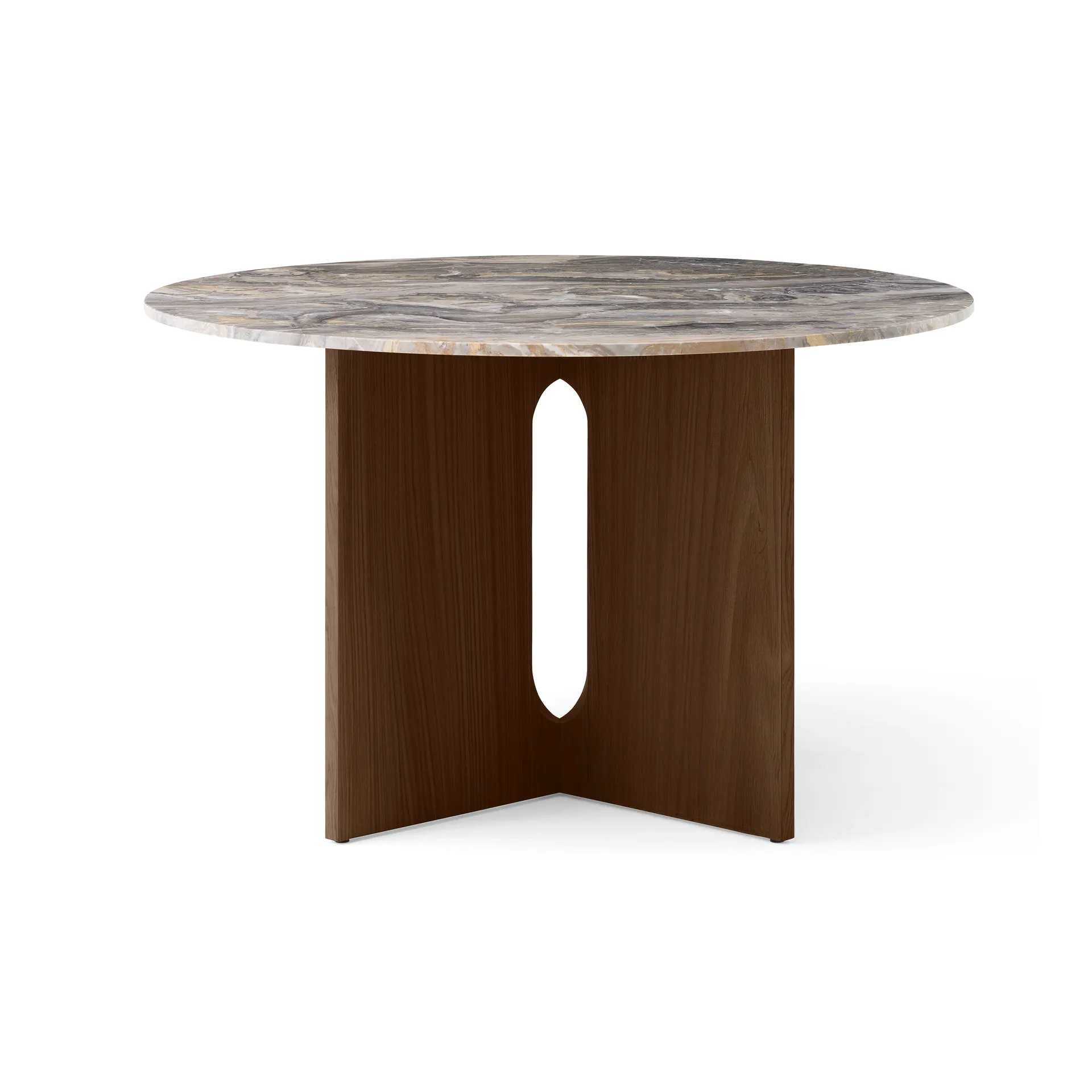 Androgyne matbord, Grey galaxy-mörkbetsad ek Audo Copenhagen