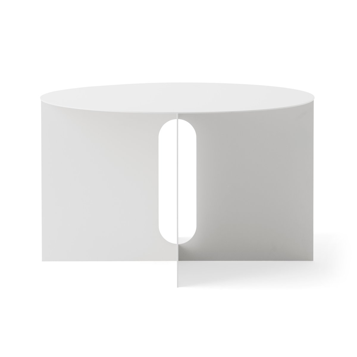 Audo Copenhagen Androgyne sidobord 63 cm Ivory | Skandinavisk Design | Avlastningsbord & Sidobord | Vit
