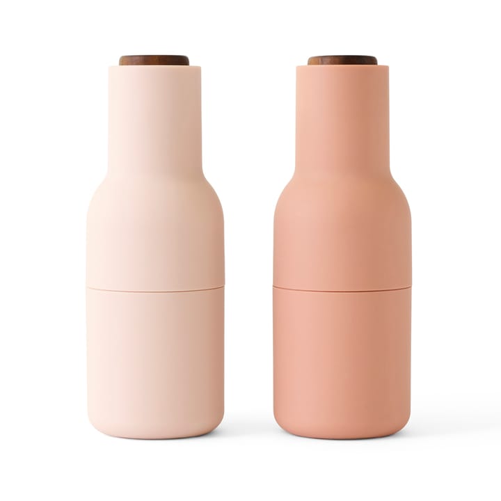 Bottle Grinder kryddkvarn 2-pack - Nudes-valnöt - Audo Copenhagen