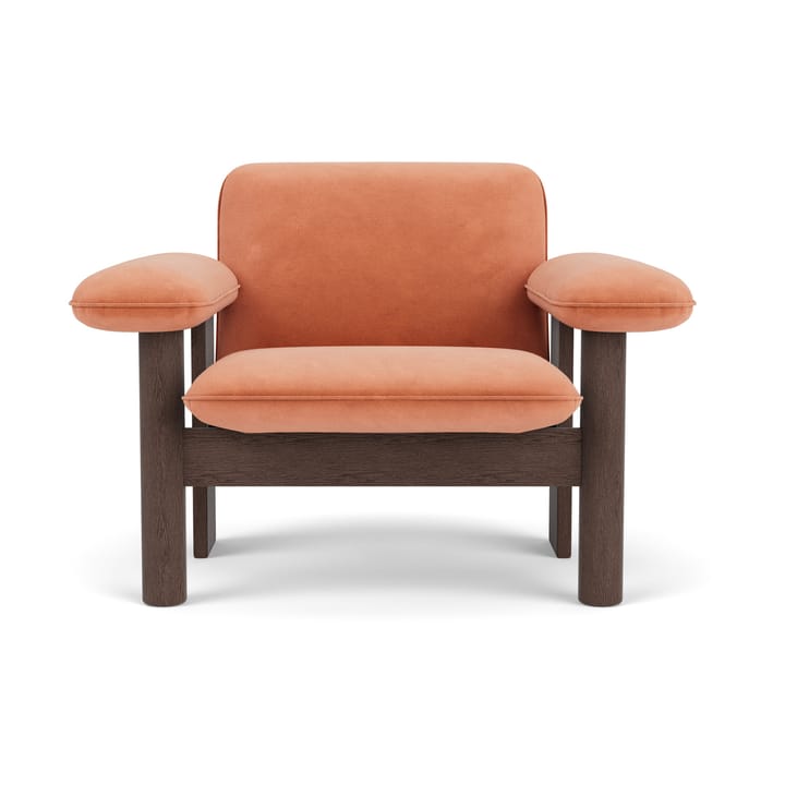 Brasilia fåtölj low back, Dark oak-Avalon 012 Audo Copenhagen