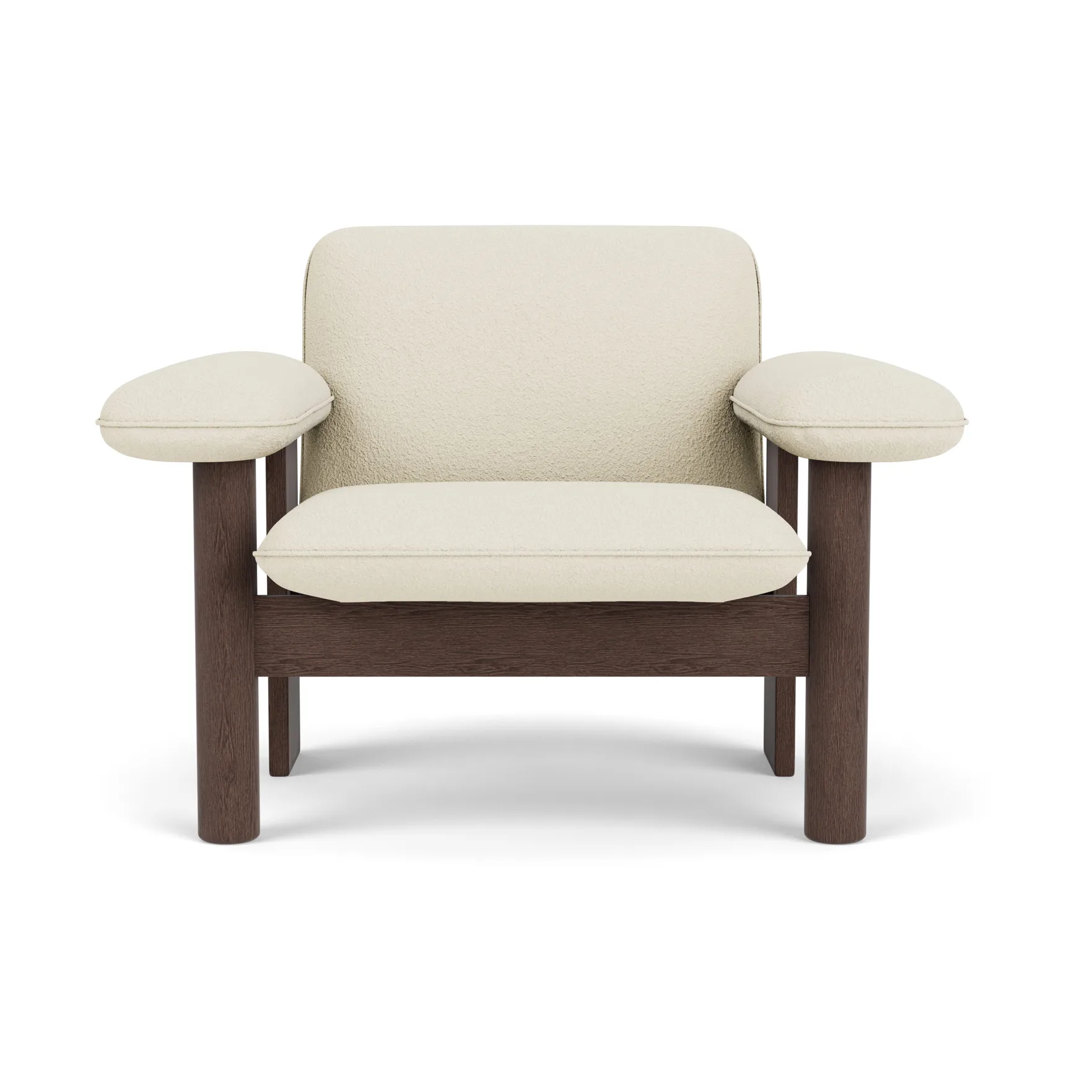 Brasilia fåtölj low back, Dark oak-Baru 0200 Audo Copenhagen