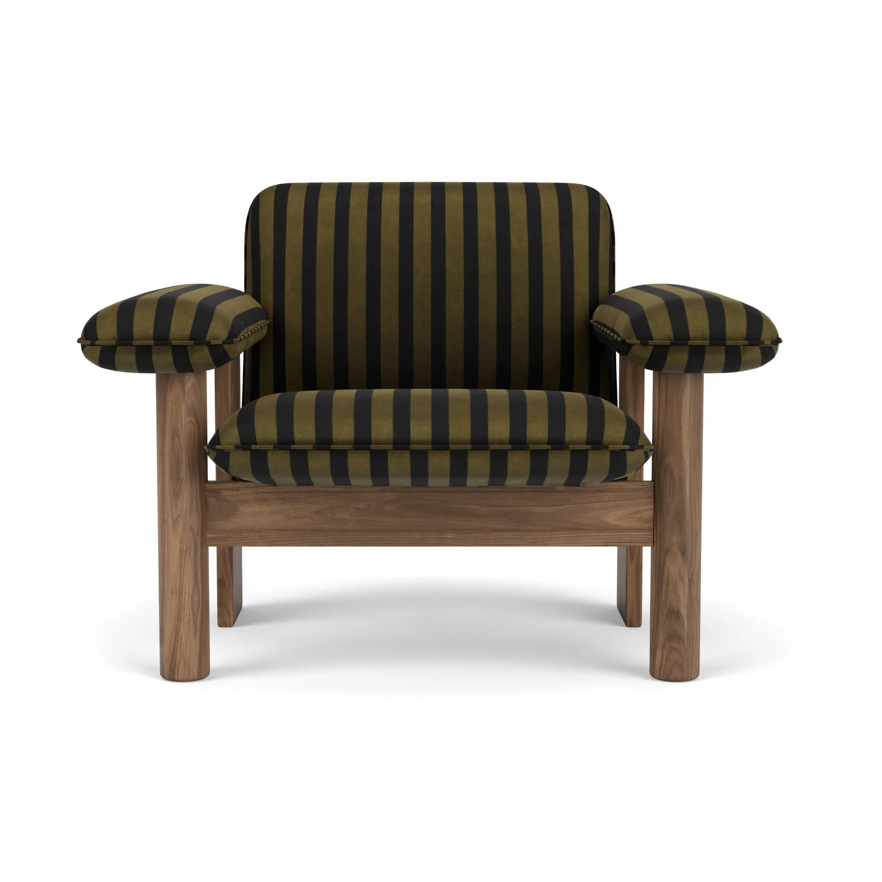 Brasilia fåtölj low back, Walnut-Cabanon Soft FCL7029-04 Audo Copenhagen