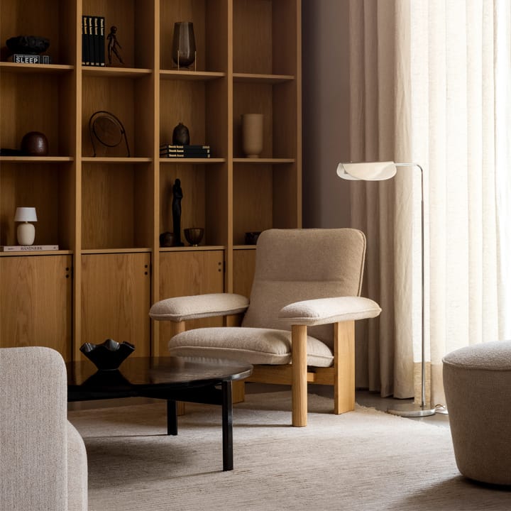 Brasilia fåtölj, Oiled oak-Root sheepskin Audo Copenhagen