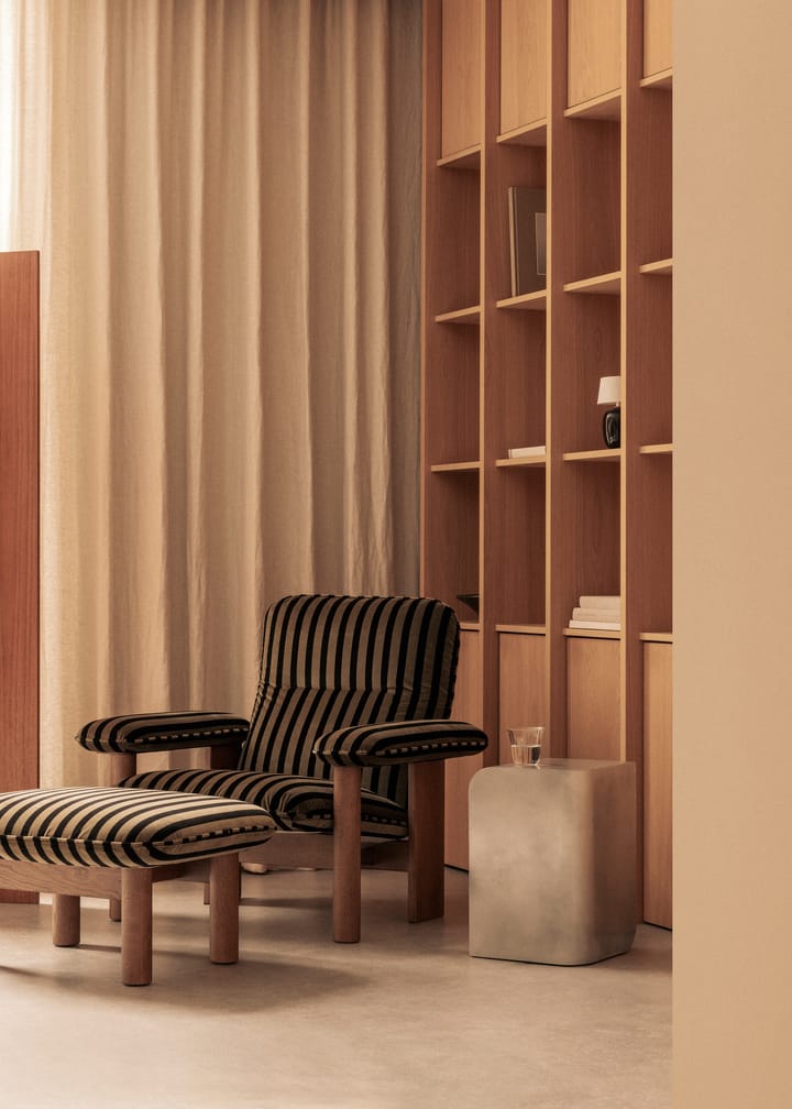 Brasilia fotpall, Natural oak-Baru 0450 Audo Copenhagen