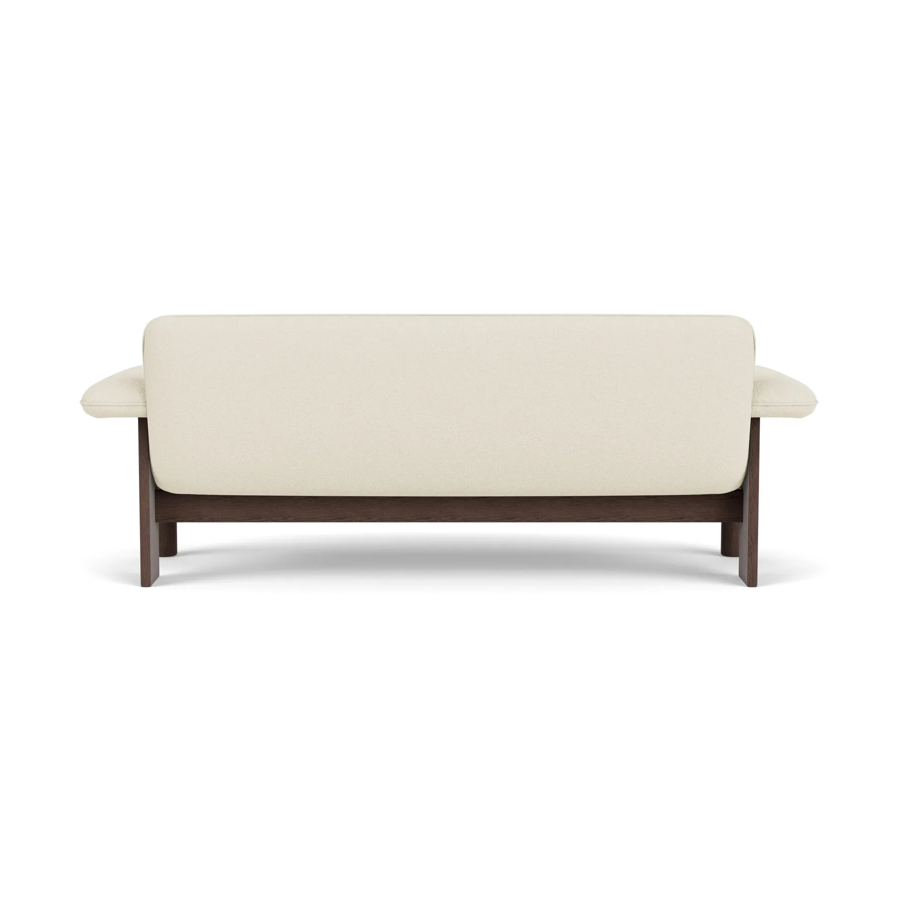Brasilia soffa 2-sits, Dark oak-Baru 0200 Audo Copenhagen