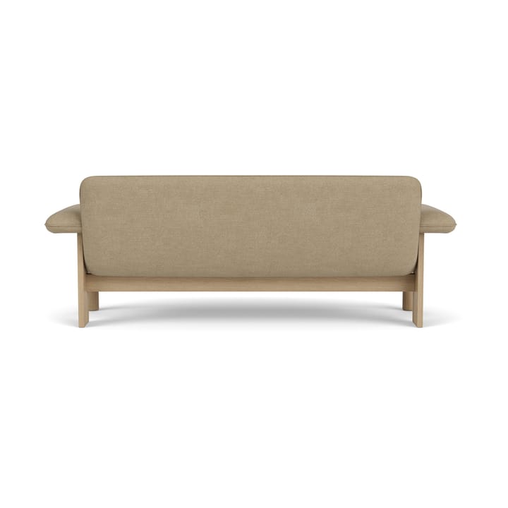 Brasilia soffa 2-sits, Natural oak-Audo Bouclé 02 Audo Copenhagen