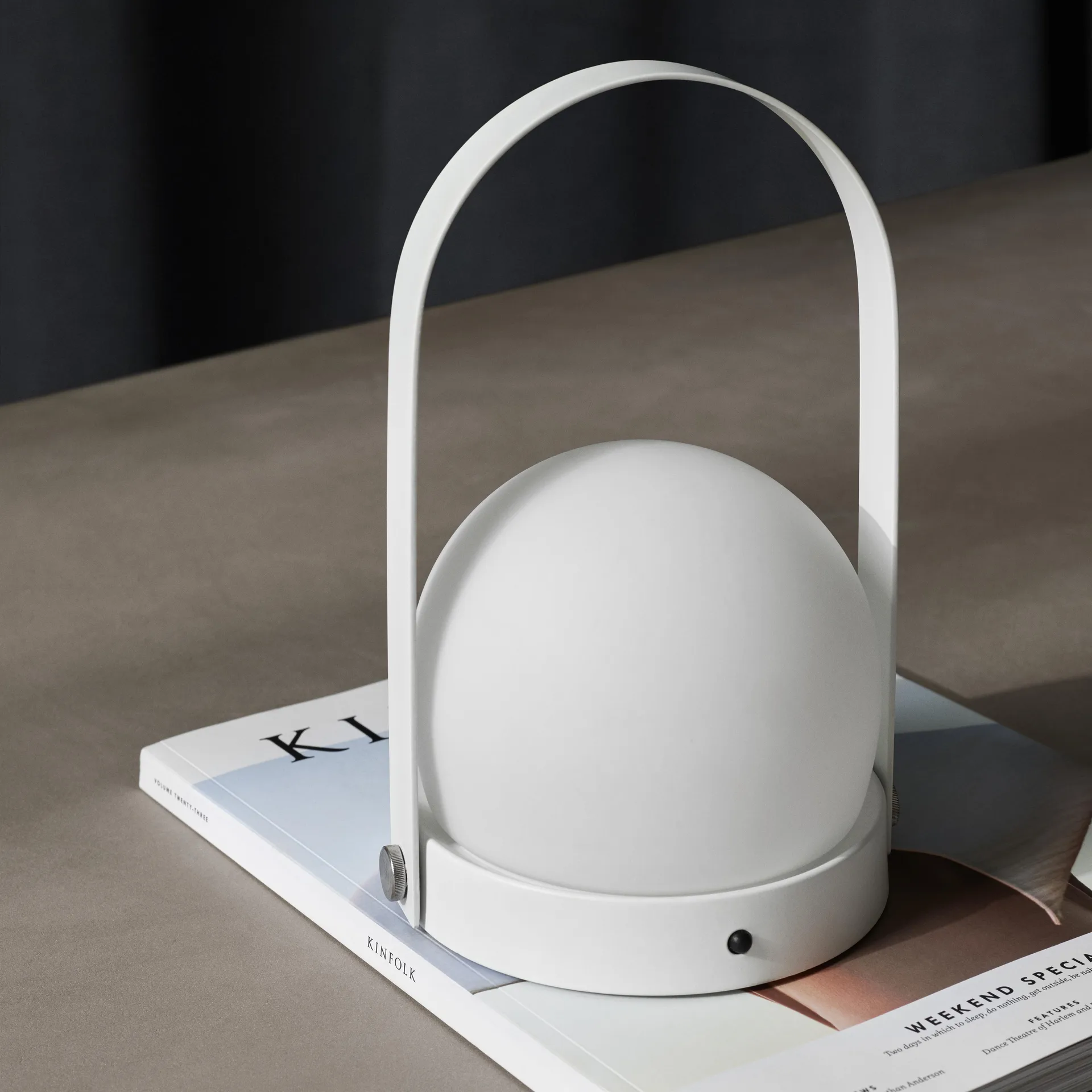 Carrie portable bordslampa, vit Audo Copenhagen