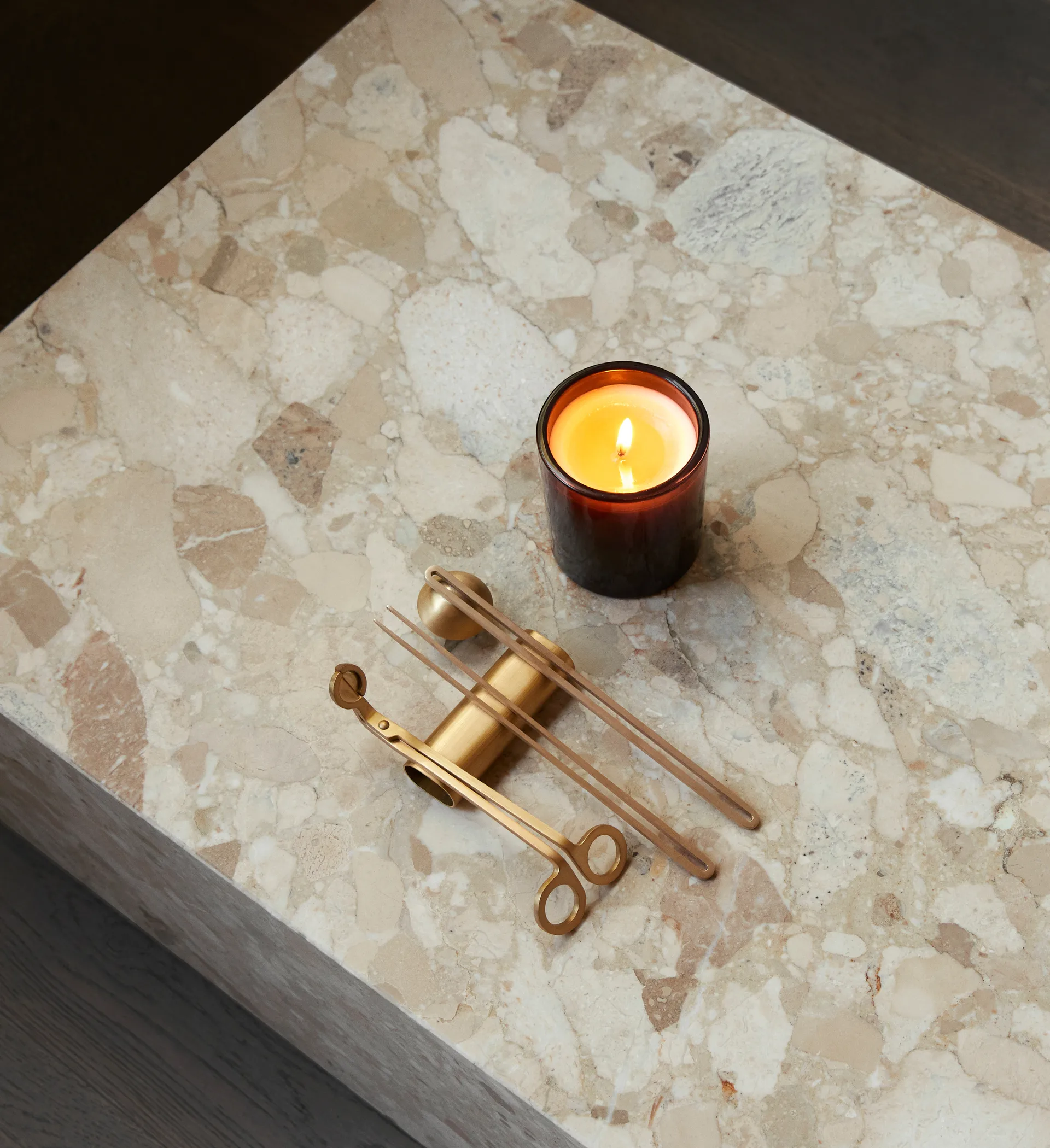 Clip care kit ljus 4 delar, Mässing Audo Copenhagen