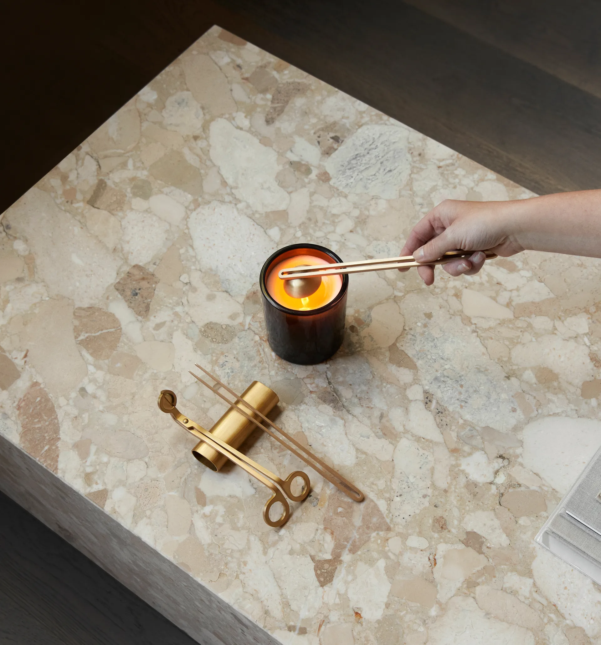 Clip care kit ljus 4 delar, Mässing Audo Copenhagen