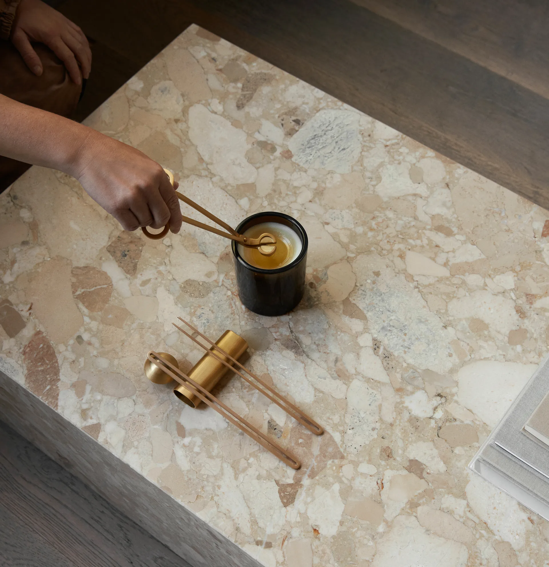 Clip care kit ljus 4 delar, Mässing Audo Copenhagen