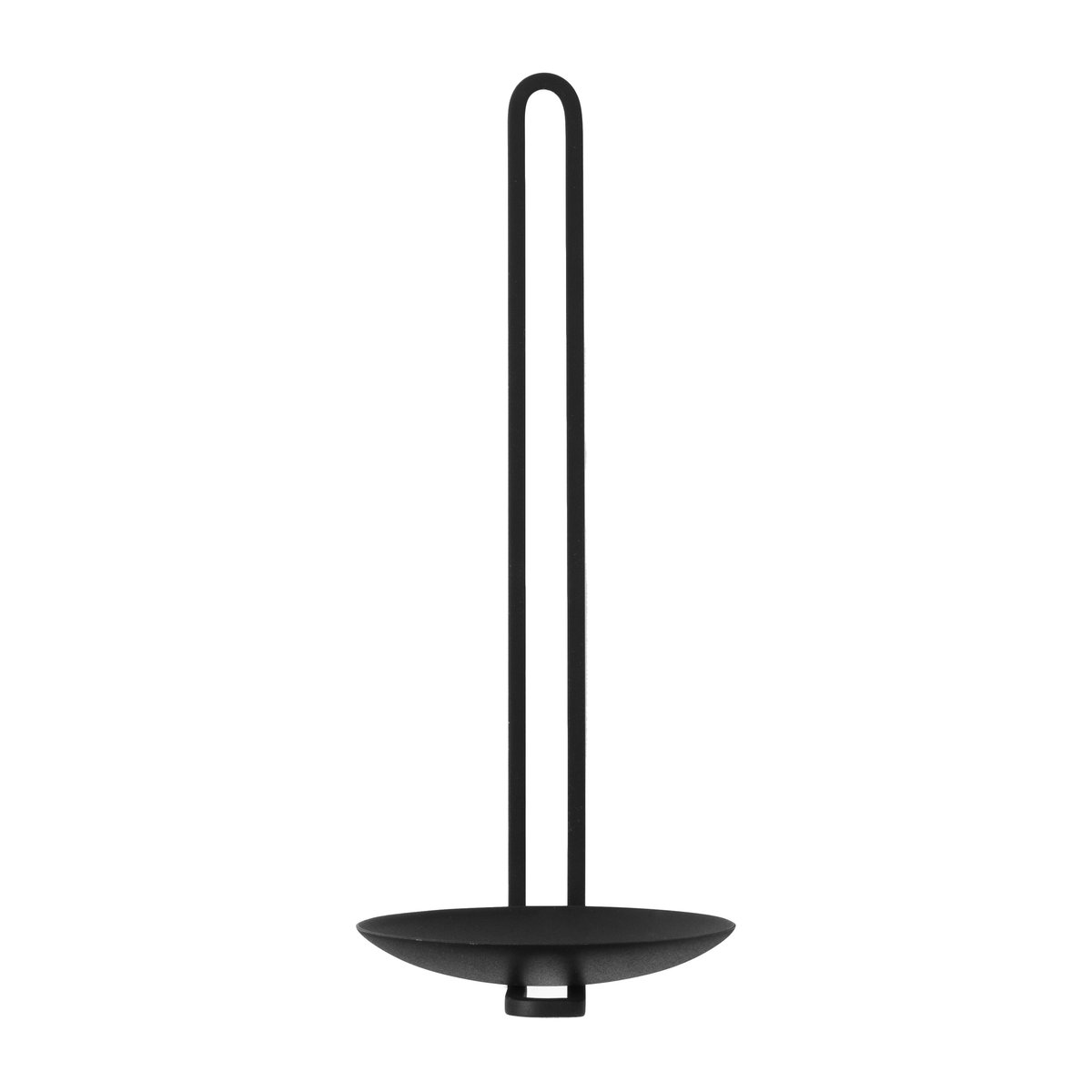Audo Copenhagen Clip värmeljushållare vägg 20 cm Svart