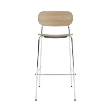 Co Bar Chair barstol - Ek-kromat stål, 75 cm - Audo Copenhagen