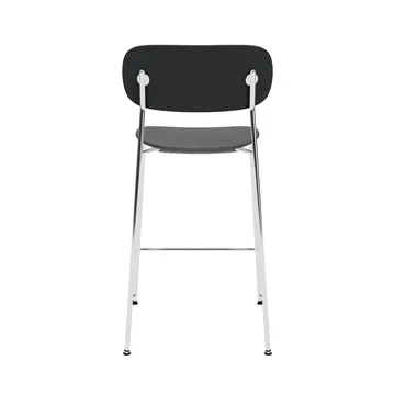 Co Bar Chair barstol - Svart ek-kromat stål, 65 cm - Audo Copenhagen