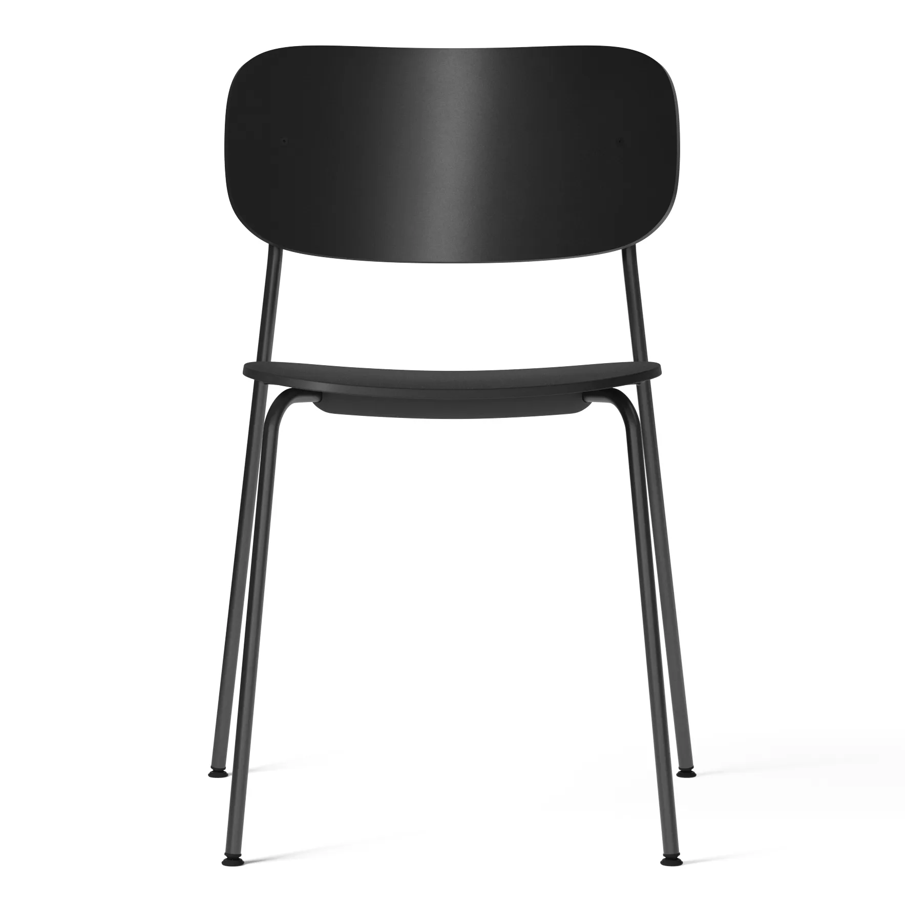 Co Chair matstol svarta ben, Svart-plast Audo Copenhagen