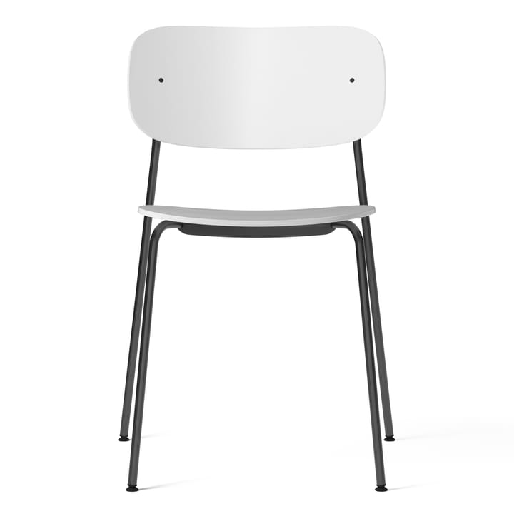 Co Chair matstol svarta ben - Vit-plast - Audo Copenhagen