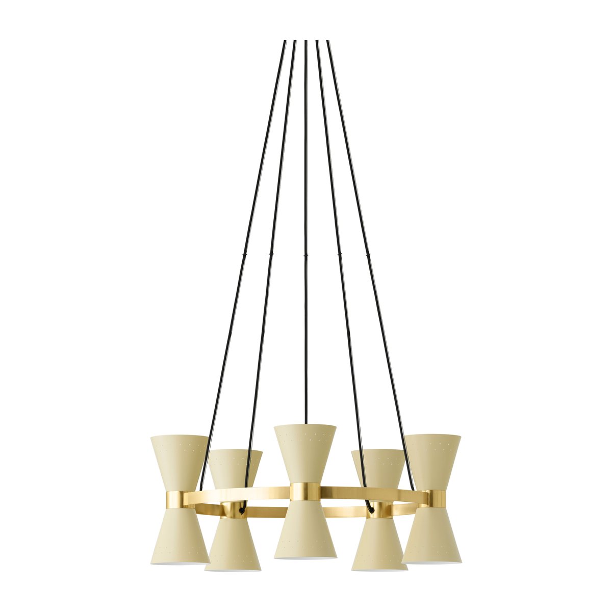 Audo Copenhagen Collector takkrona 5 Crème | Skandinavisk Design | Taklampor & Pendlar | Beige