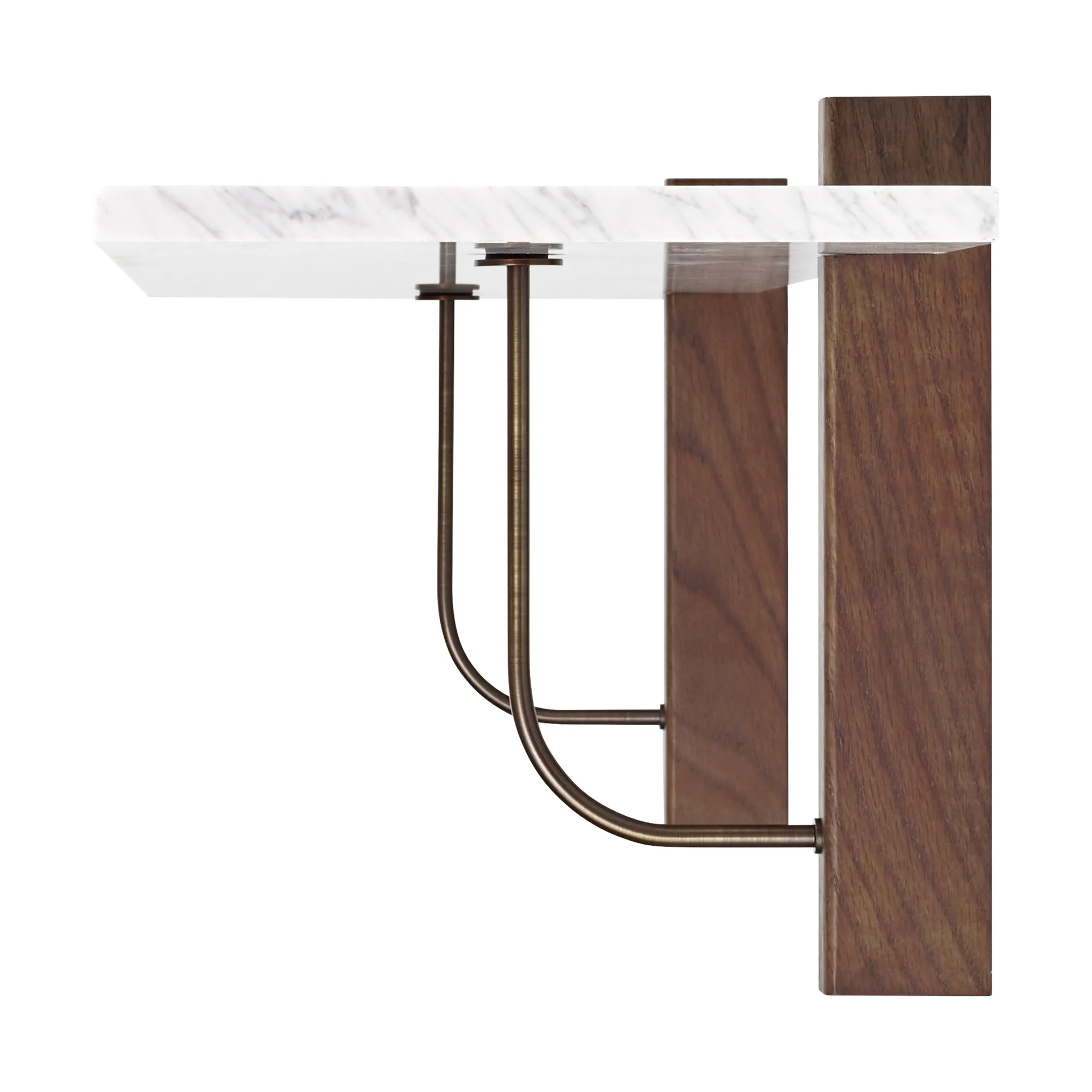 Corbel hylla 100x30cm, Marble carrara Audo Copenhagen