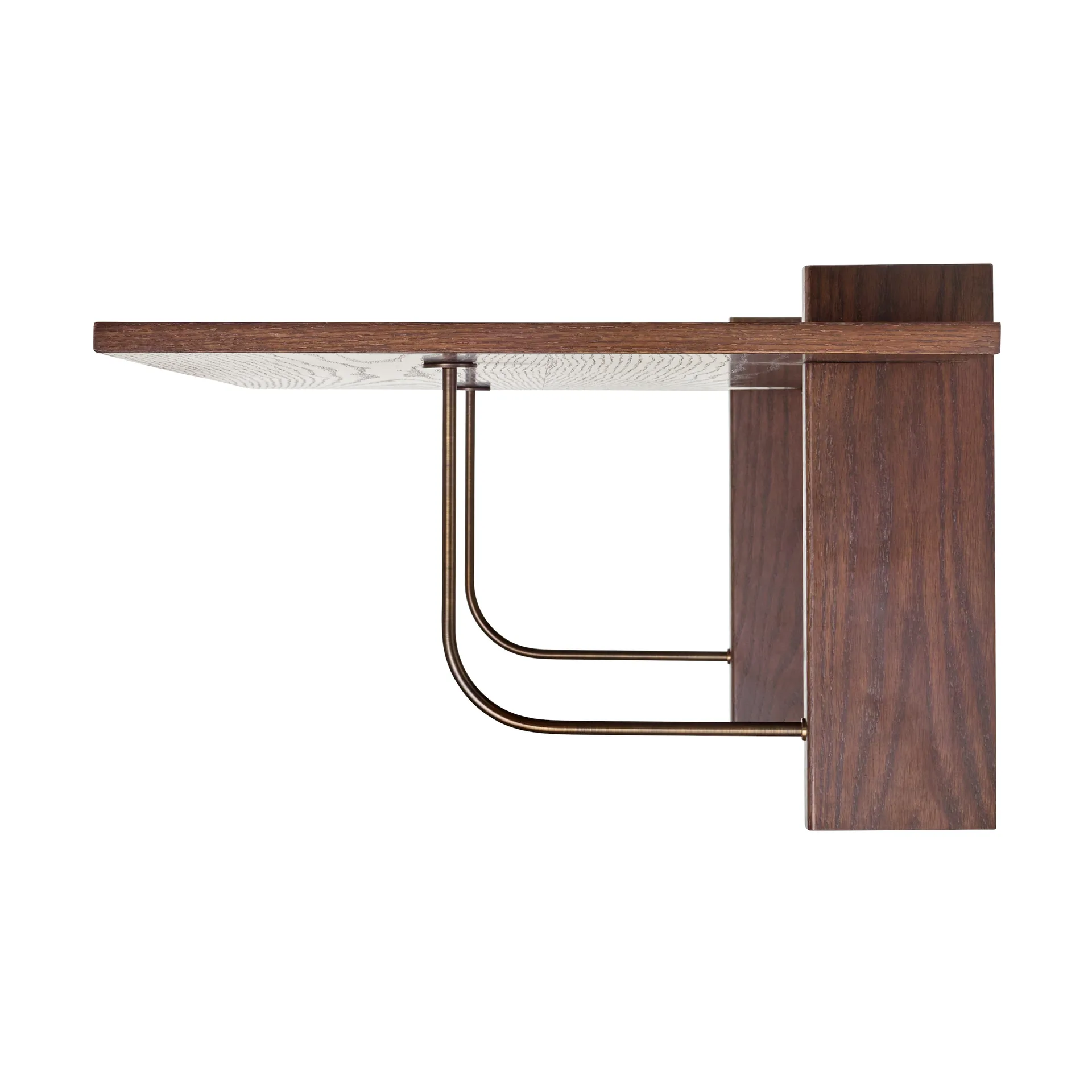 Corbel skrivbord 100x45cm, Dark stained oak Audo Copenhagen