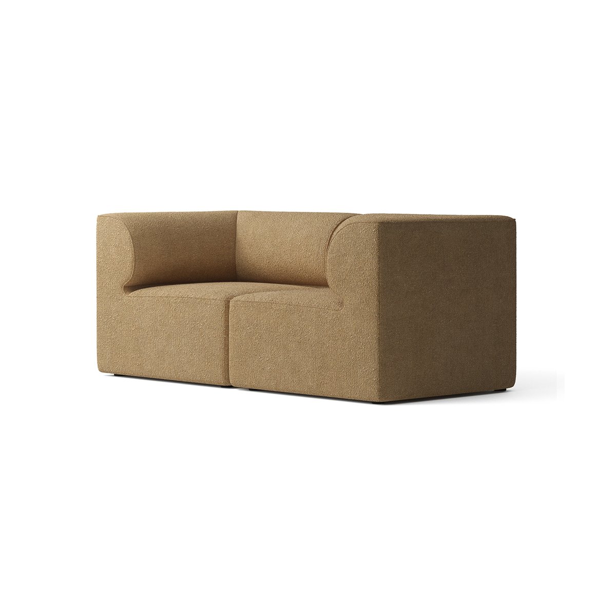Audo Copenhagen Eave 86 modulsoffa konfiguration 1 Audo Bouclé 06 (Gold)