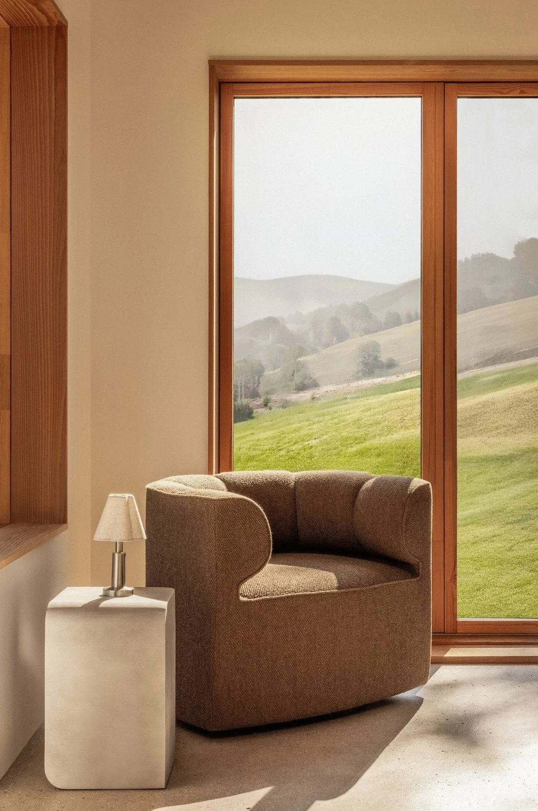 Eave Seamline loungestol, Logan Fossil Audo Copenhagen