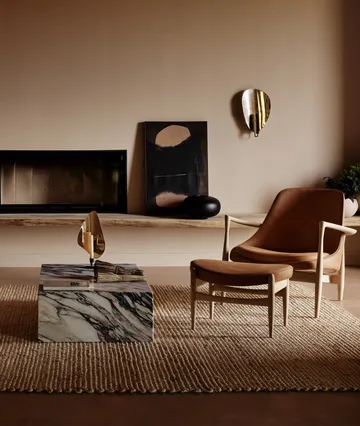 Flambeau ljusstake 30 cm - Black-polished brass - Audo Copenhagen