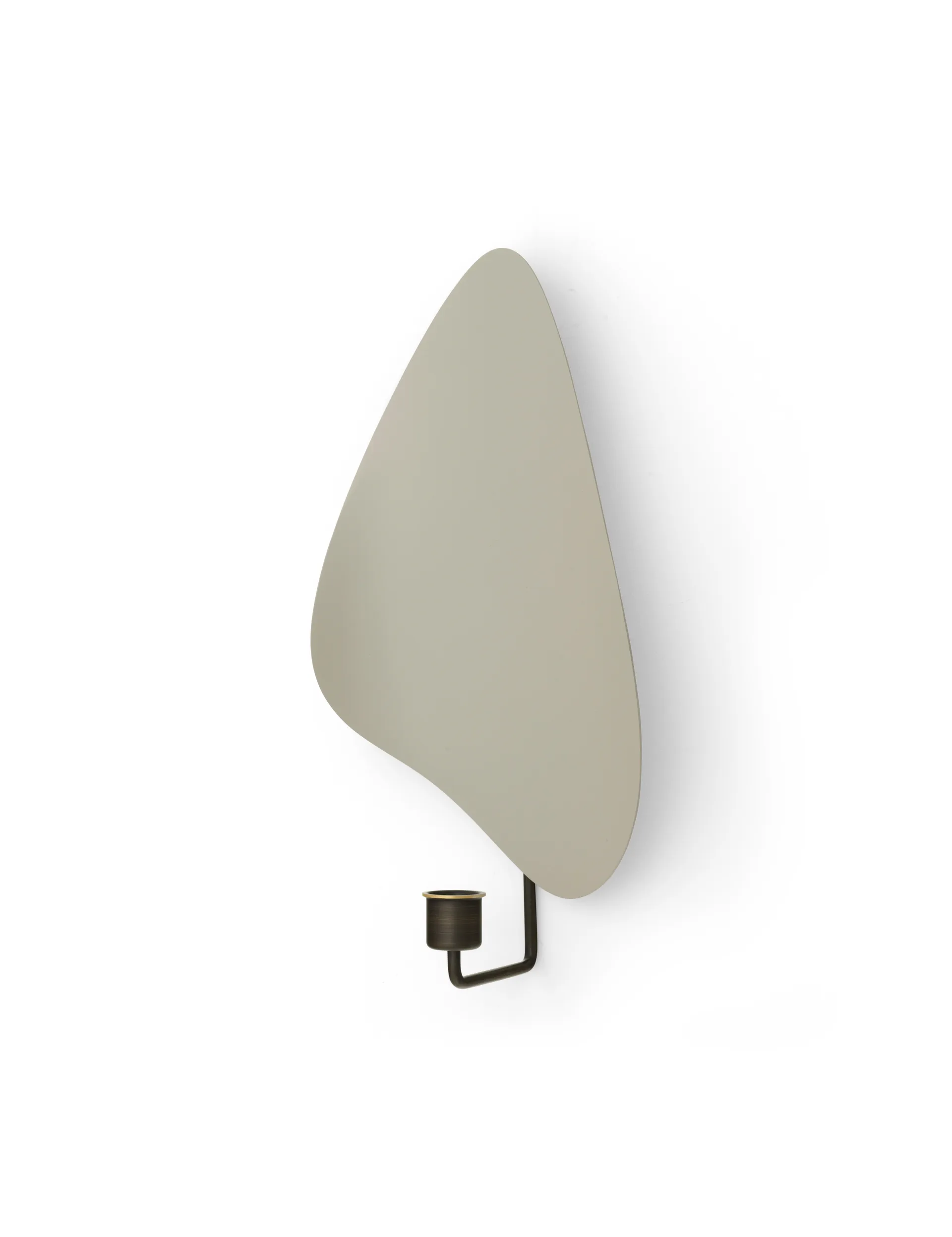 Flambeau ljusstake vägg 34 cm, Bronzed brass-grey Audo Copenhagen