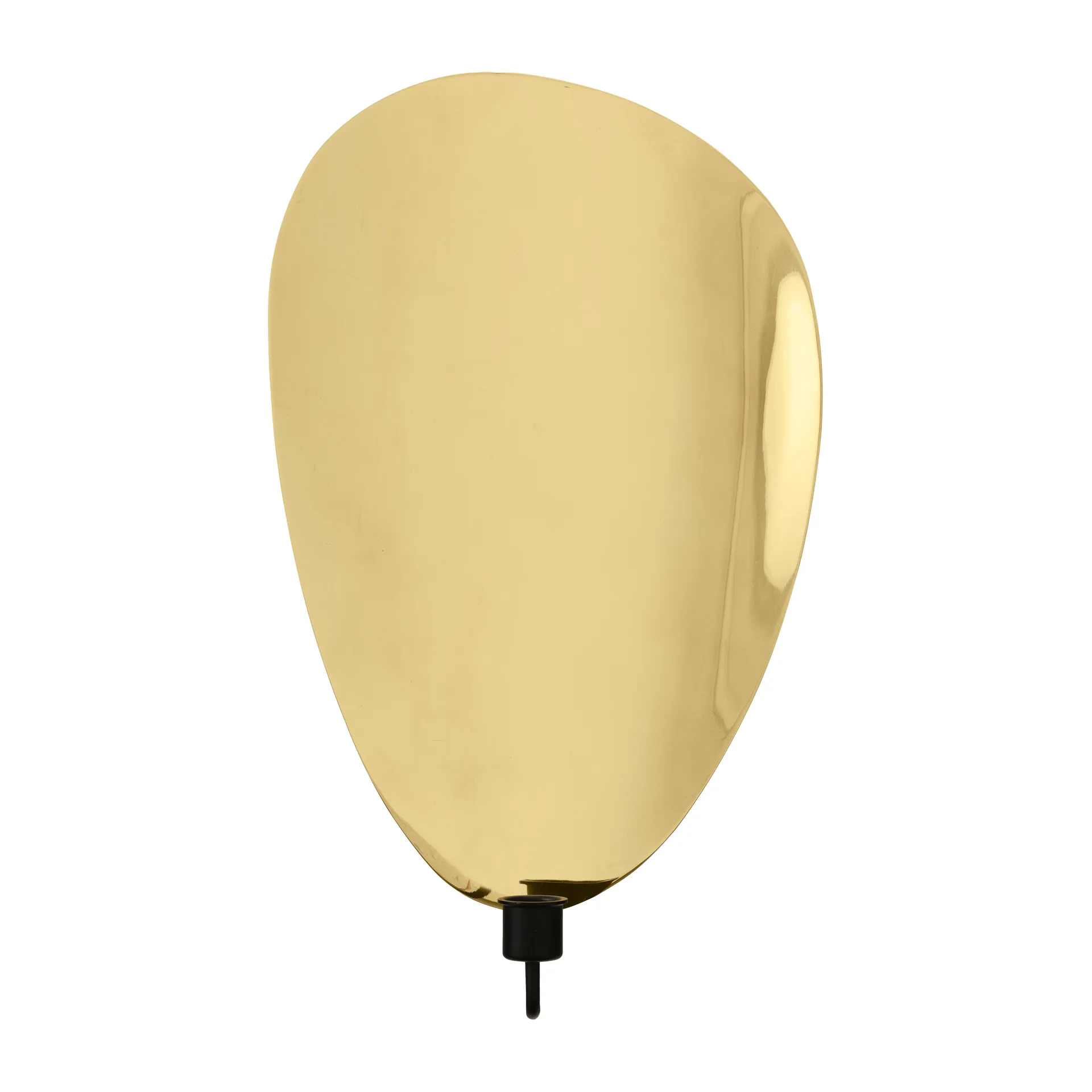 Flambeau ljusstake vägg 40 cm, Black-polished brass Audo Copenhagen