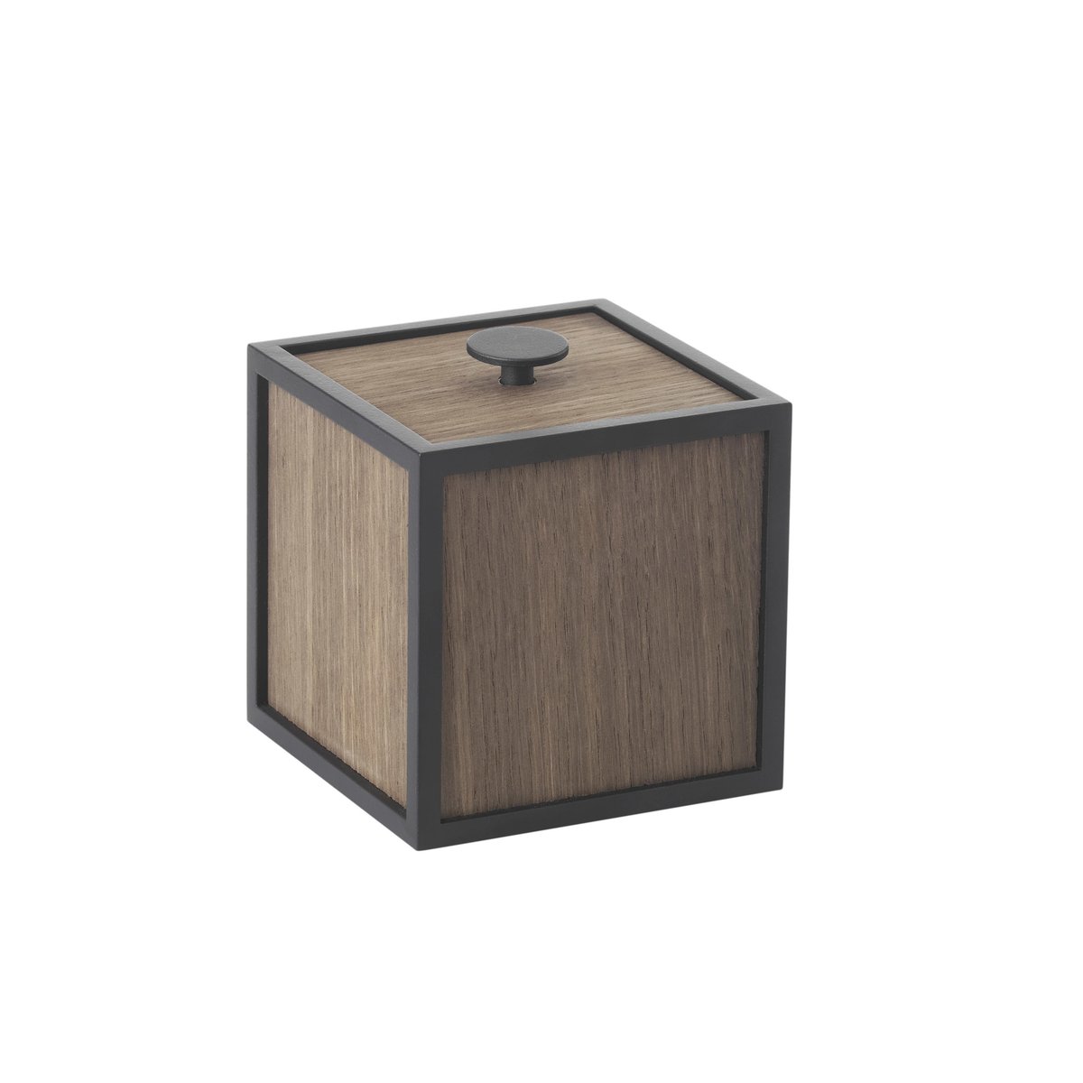 Audo Copenhagen Frame 10 box med lock rökt ek | Skandinavisk Design | Boxar & Askar | Brun