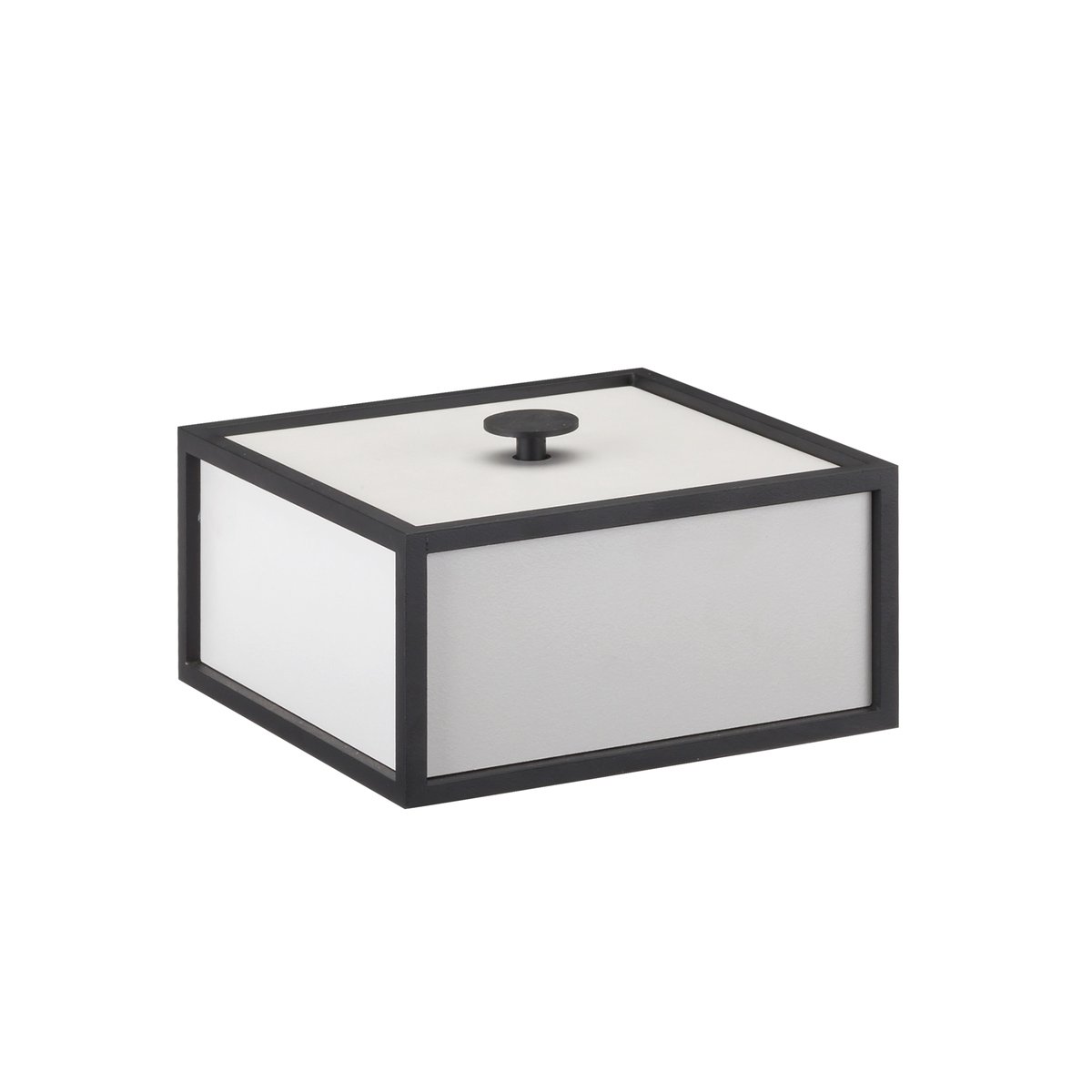 Audo Copenhagen Frame 14 box med lock Ljusgrå | Skandinavisk Design | Boxar & Askar | Grå