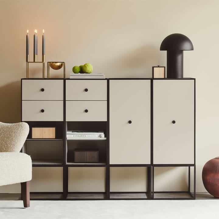 Frame 70 förvaring, smoked oak, dörr, 2 hyllplan Audo Copenhagen