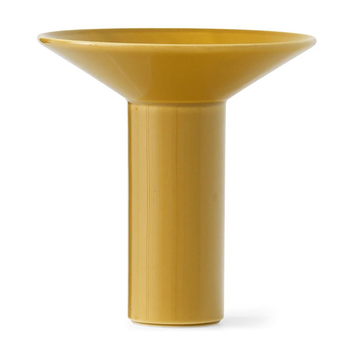 Audo Copenhagen Hana vas 14x14,5 cm Ochre | Skandinavisk Design | Vaser | Gul