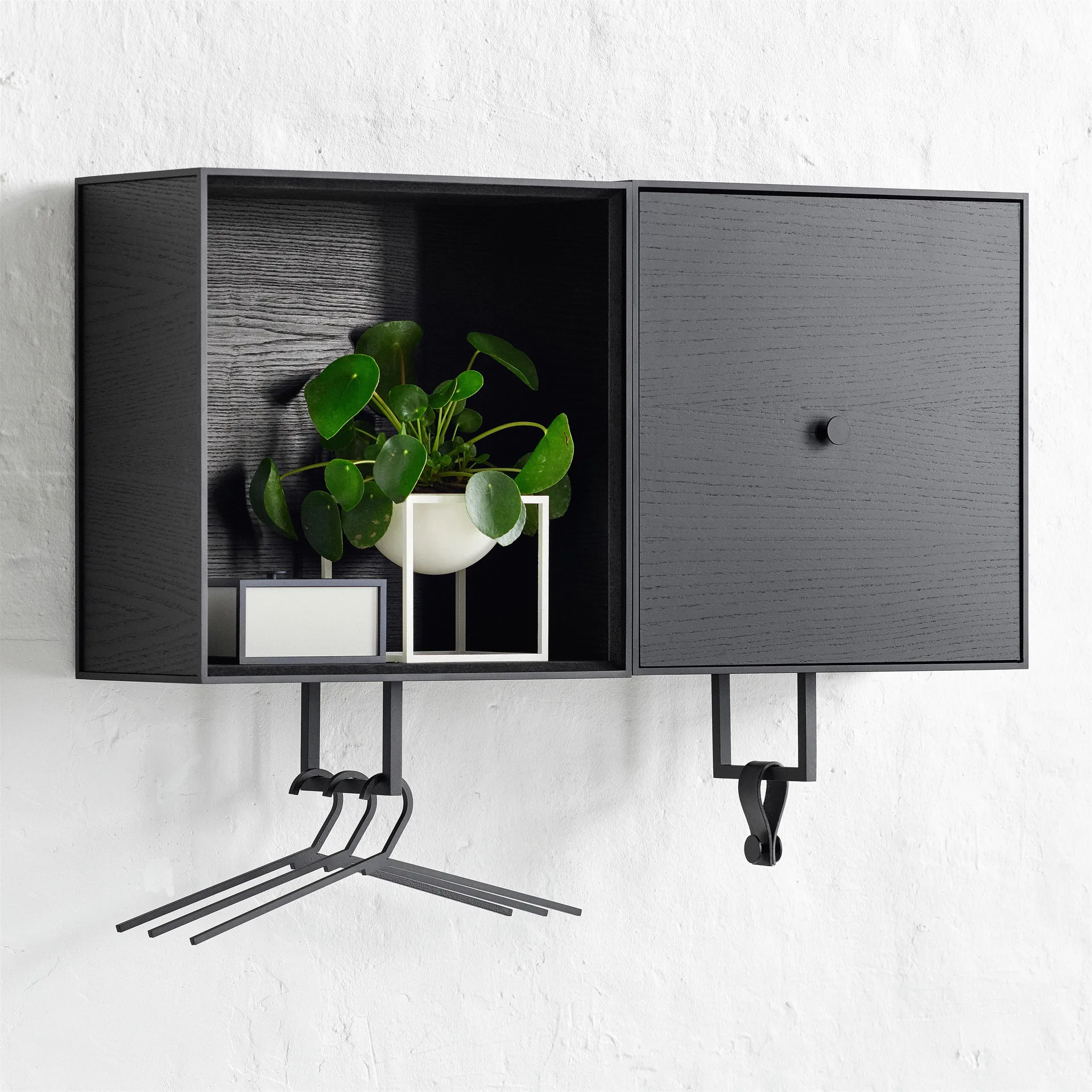 Hangar galge 3-pack, svart Audo Copenhagen