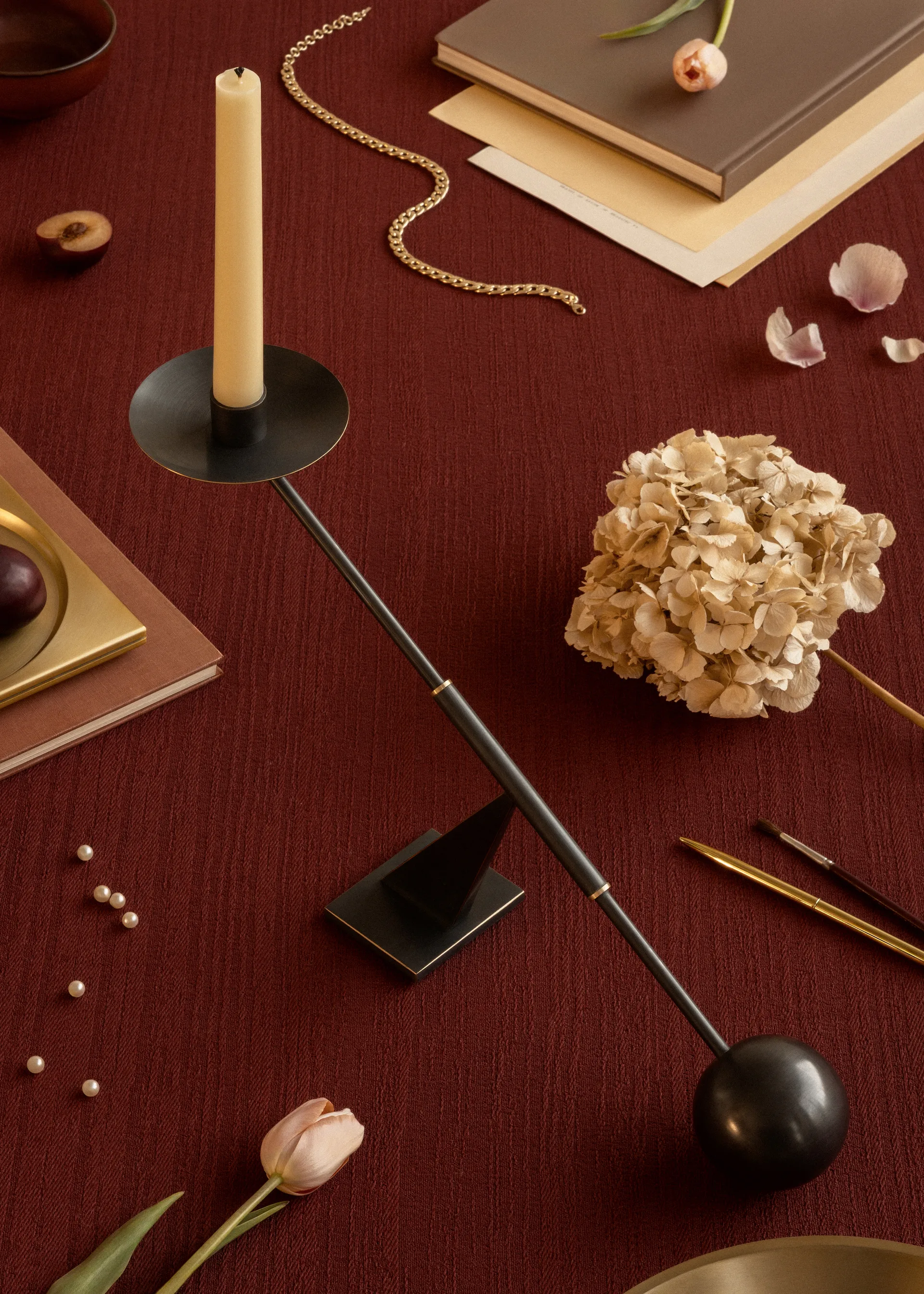 Interconnect ljusstake 42,5 cm, Bronzed brass Audo Copenhagen