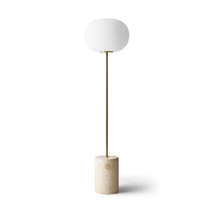 JWDA golvlampa - Travertin-borstad mässing, 130 cm - Audo Copenhagen