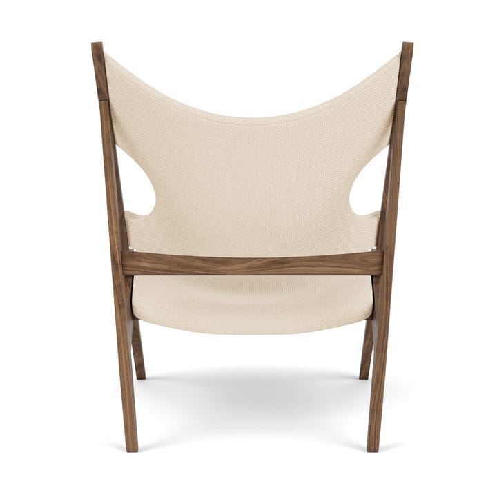 Knitting loungefåtölj, Walnut-Logan Jasmine Audo Copenhagen