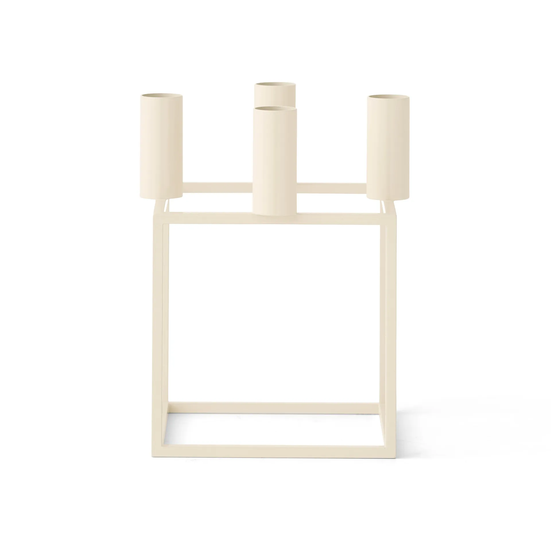 Kubus 4 ljusstake, Ivory Audo Copenhagen