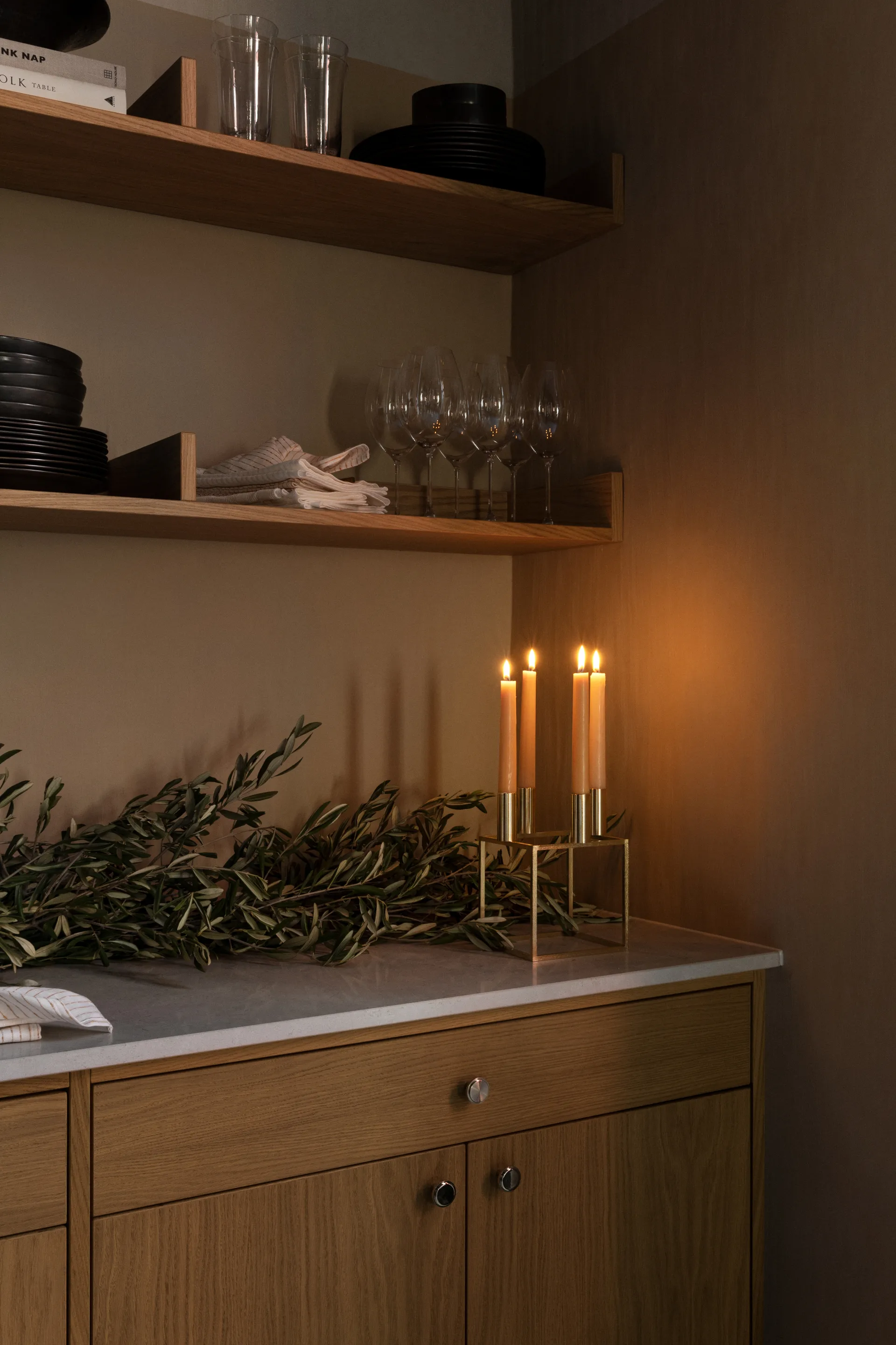 Kubus 4 ljusstake, Mässing Audo Copenhagen