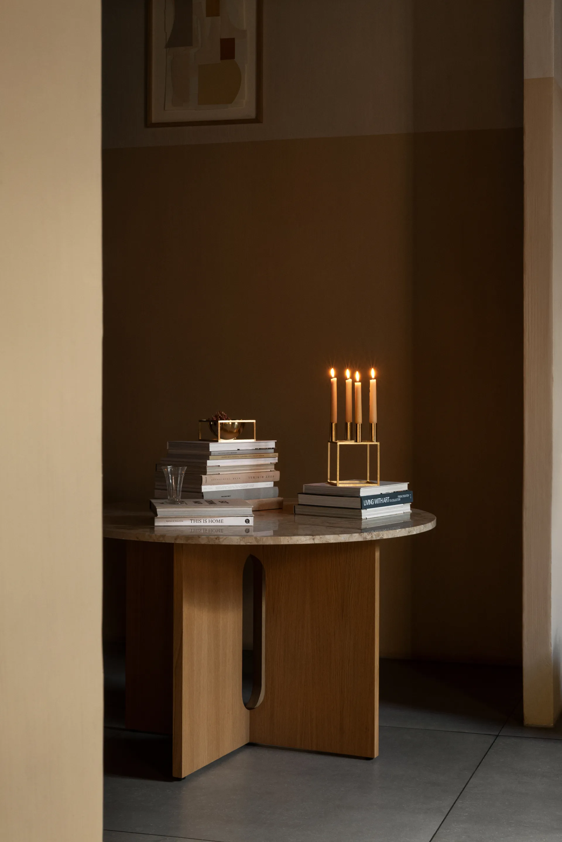 Kubus 4 ljusstake, Mässing Audo Copenhagen