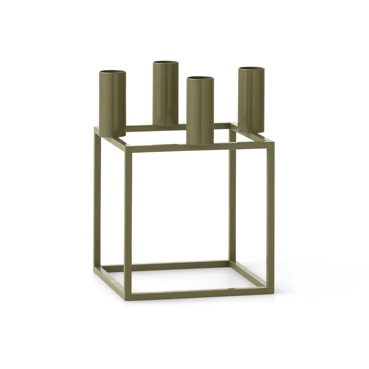 Audo Copenhagen Kubus 4 ljusstake Olive